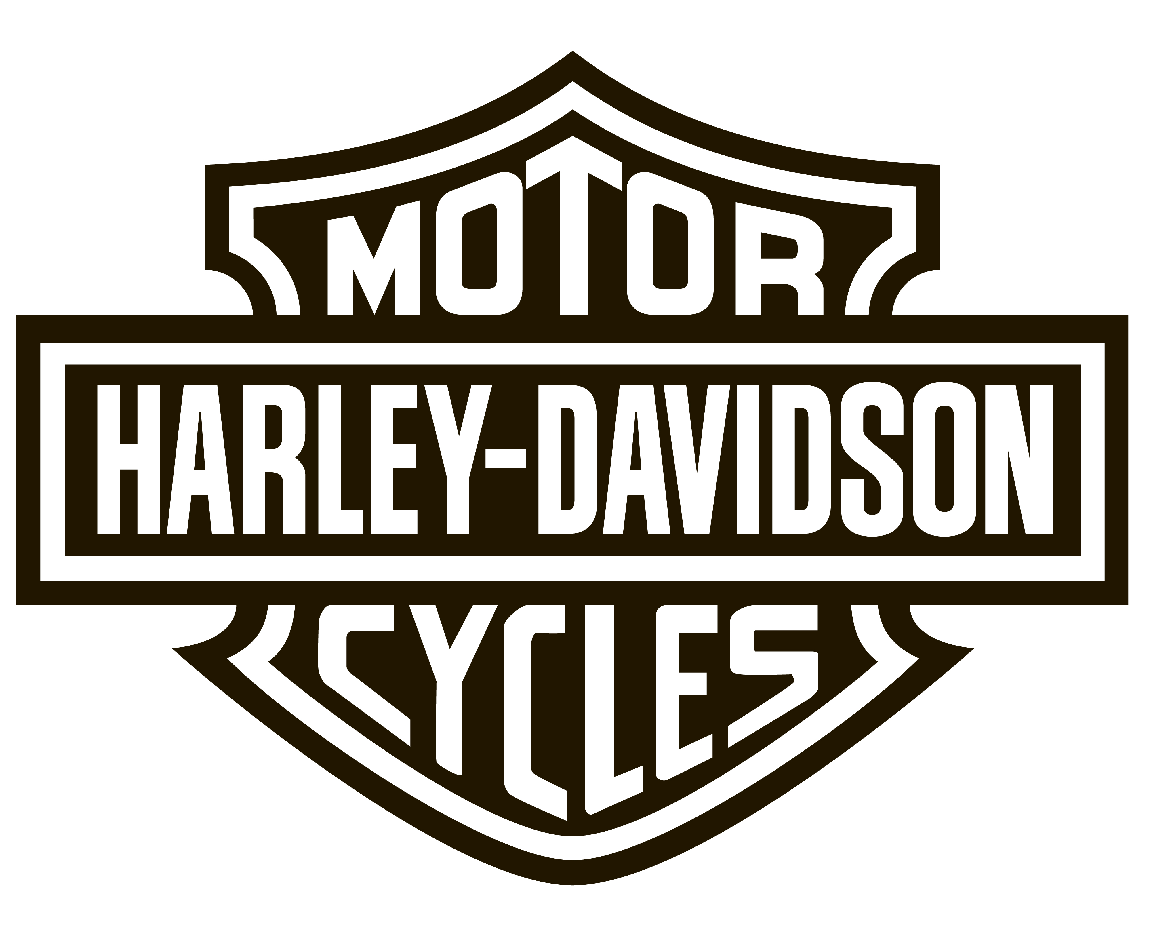 Harley Davidson brand logo 02 vinyl decal